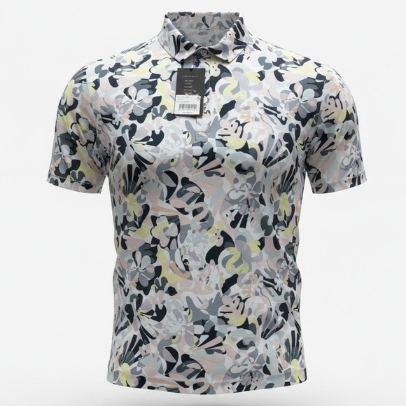 Bad Birdie Other - Bad Birdie Mens L‎ Large Core Golf Polo Shirt Abstract Savannah Swing $78
